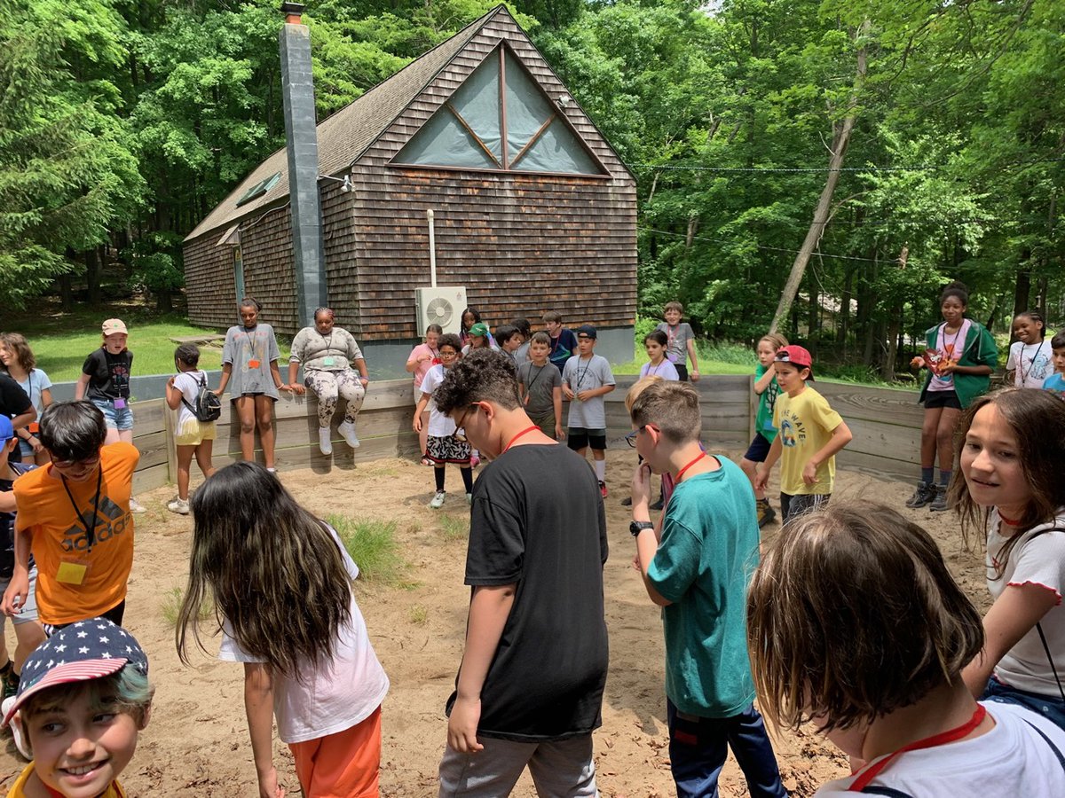 jvfptso's tweet photo. Last week our 5th graders got to make some amazing memories on their Sharpe trip! Lots of fun activities and bonding time, including with future classmates from South Ave Elementary! https://t.co/IKbzx7kwuu