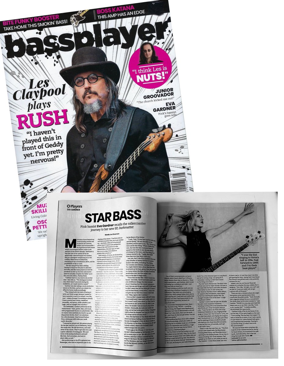 Thanks to @BassGuitarMag! Check out the article here guitarworld.com/features/eva-g…