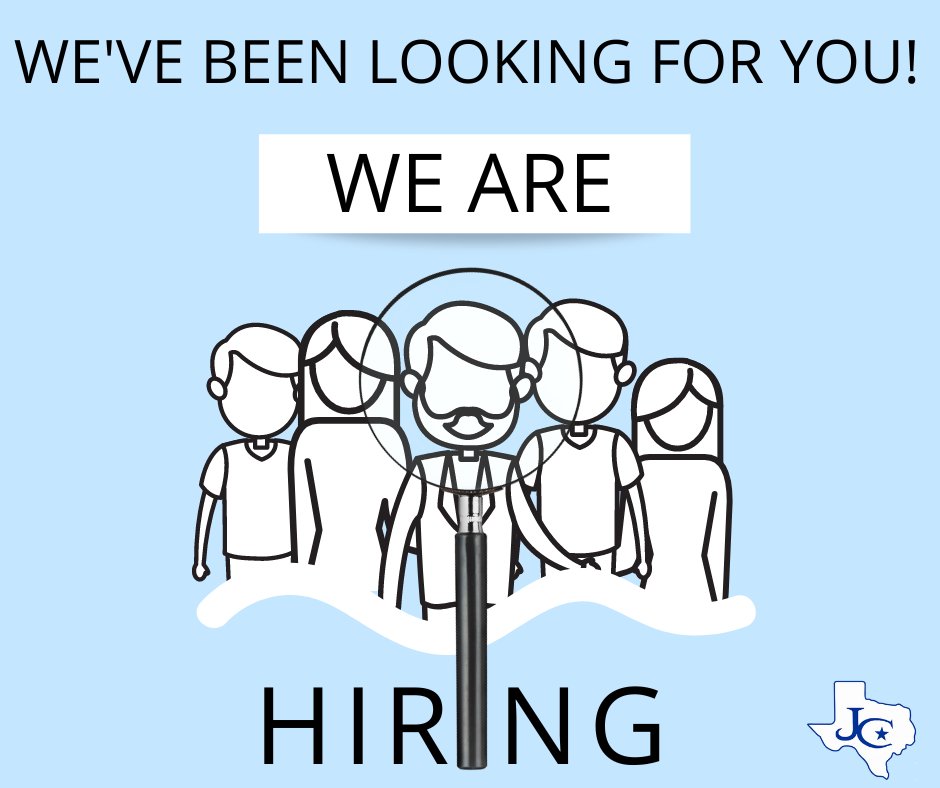 SHARE THE NEWS!
Jarrell ISD is hiring for all positions.
Teachers
Administrators
Aides
Athletics
Apply at jarrellisd.org/employment