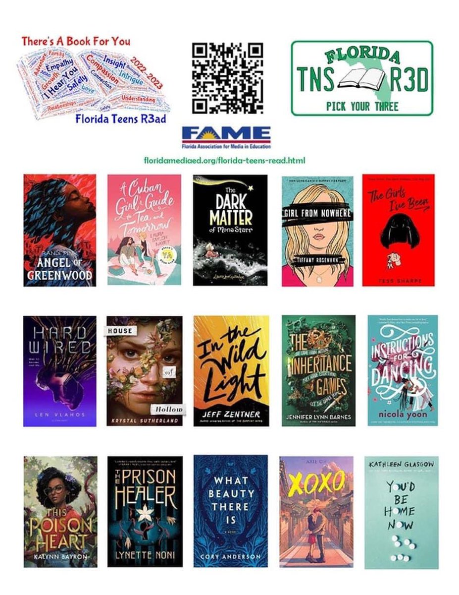2022-2023 
Florida Teens R3ead 
Pick Your Three 
<a href="/HCPS_SumnerHS/">Sumner High School</a> students and teachers, consider reading one or more of these diverse, high-interest novels while you are summer breaking on the couch or by the pool.