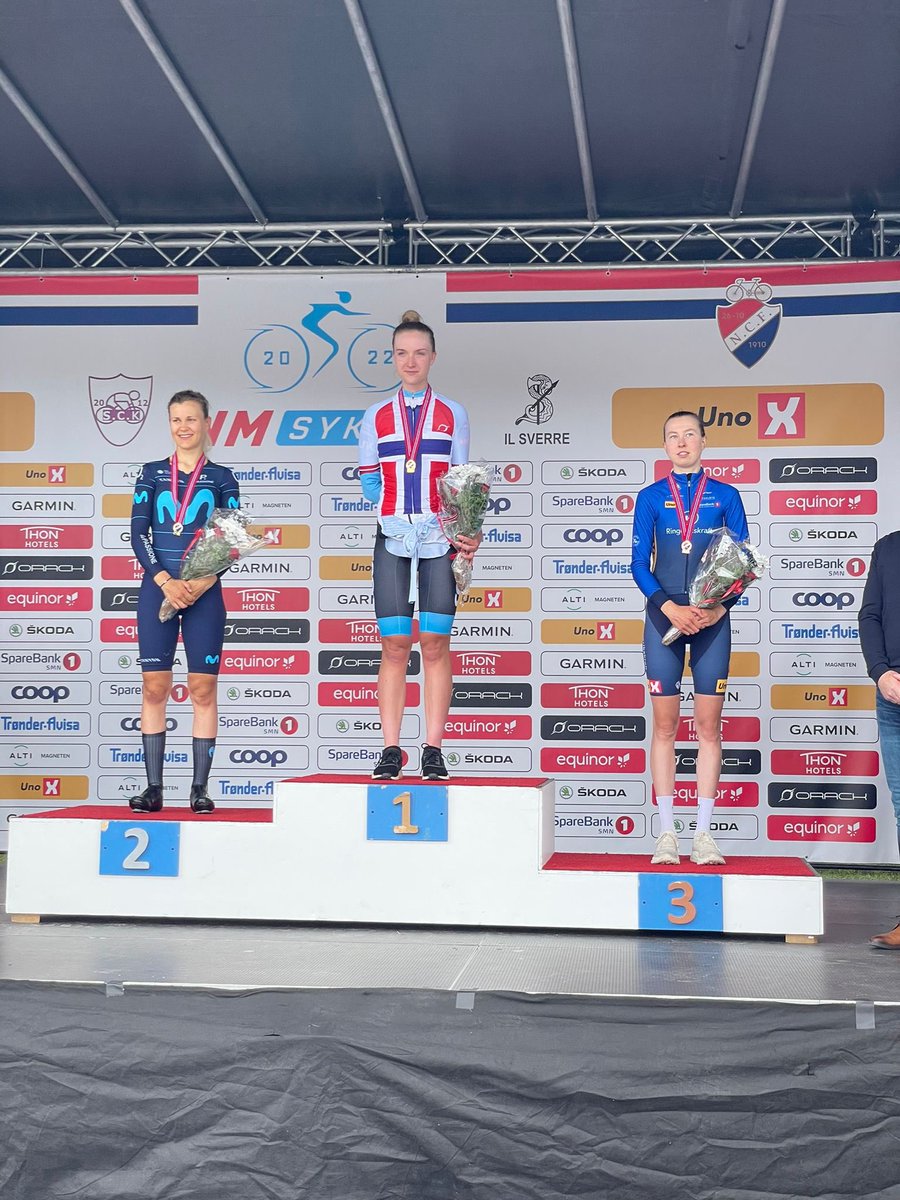What a day: <a href="/iversen_ane/">Ane Iversen</a> crowned herself as the new Norwegian time trial champion!! 🏆👏🏻