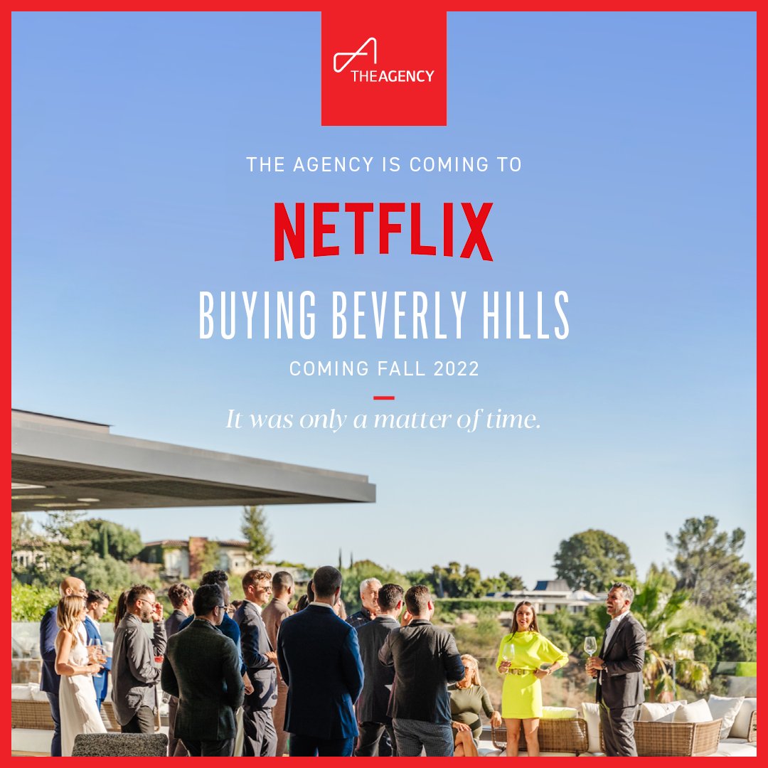 So excited! The Agency is arriving on Netflix this fall in Buying Beverly Hills, a new real estate occu-soap following the agents and clients within Mauricio Umansky’s The Agency in Beverly Hills, California. We said No Assholes, but we never said No Drama.