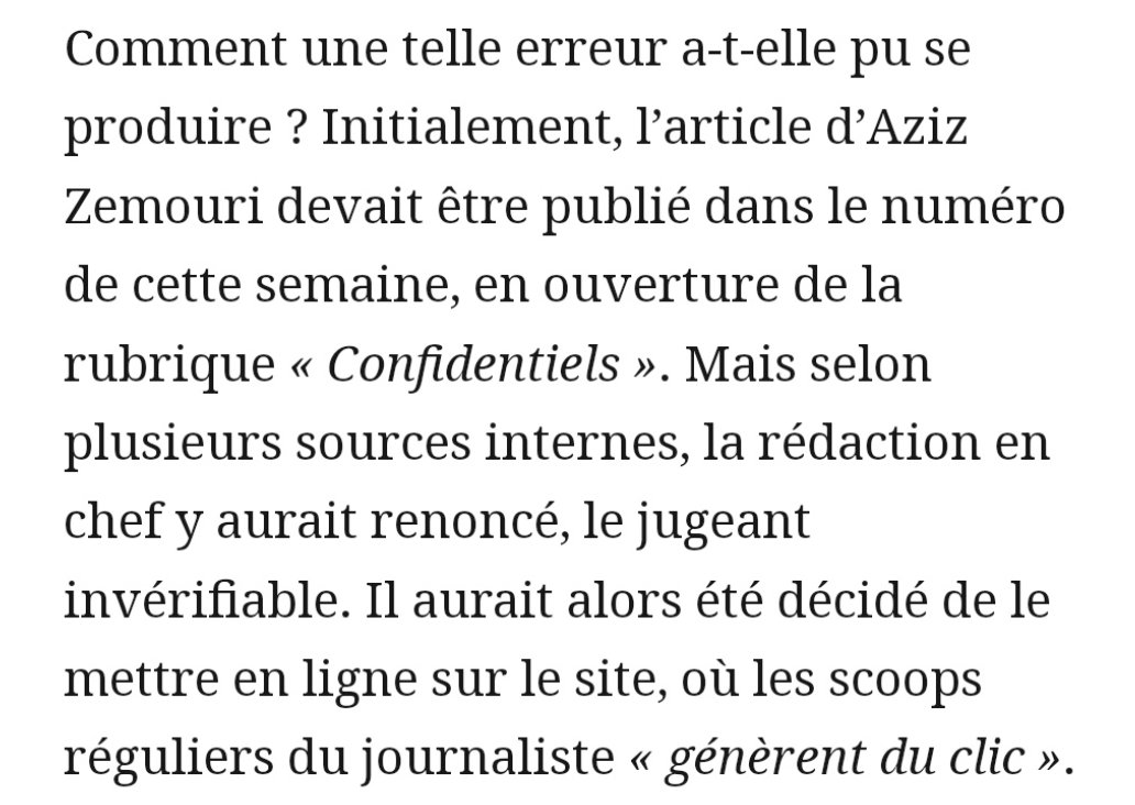 paul_denton's tweet photo. L'exclu bidon du journaliste du Point sur Garrido et Corbière n'a pas été publiée dans la version papier de l'hebdomadaire par manque de sérieux mais sur le Net pour faire "du clic" https://t.co/ci23dYbt07 https://t.co/wNnSKX4SW6