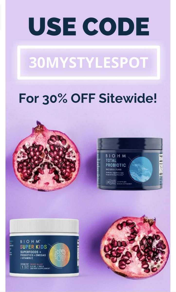 ladyboarder9669's tweet photo. RT! Shop #BIOHM 30% OFF SITEWIDE WITH W/CODE: 30MYSTYLESPOT #womensprobiotic #vaginalhealth #probiotics
@BIOHMHOME #vaginalprobiotic
#womensprobiotics #BIOHMambassador #supplements #healthyliving #guthealth #healthygut https://t.co/Gynb7GmxPw… https://t.co/AIrPoZYdBA