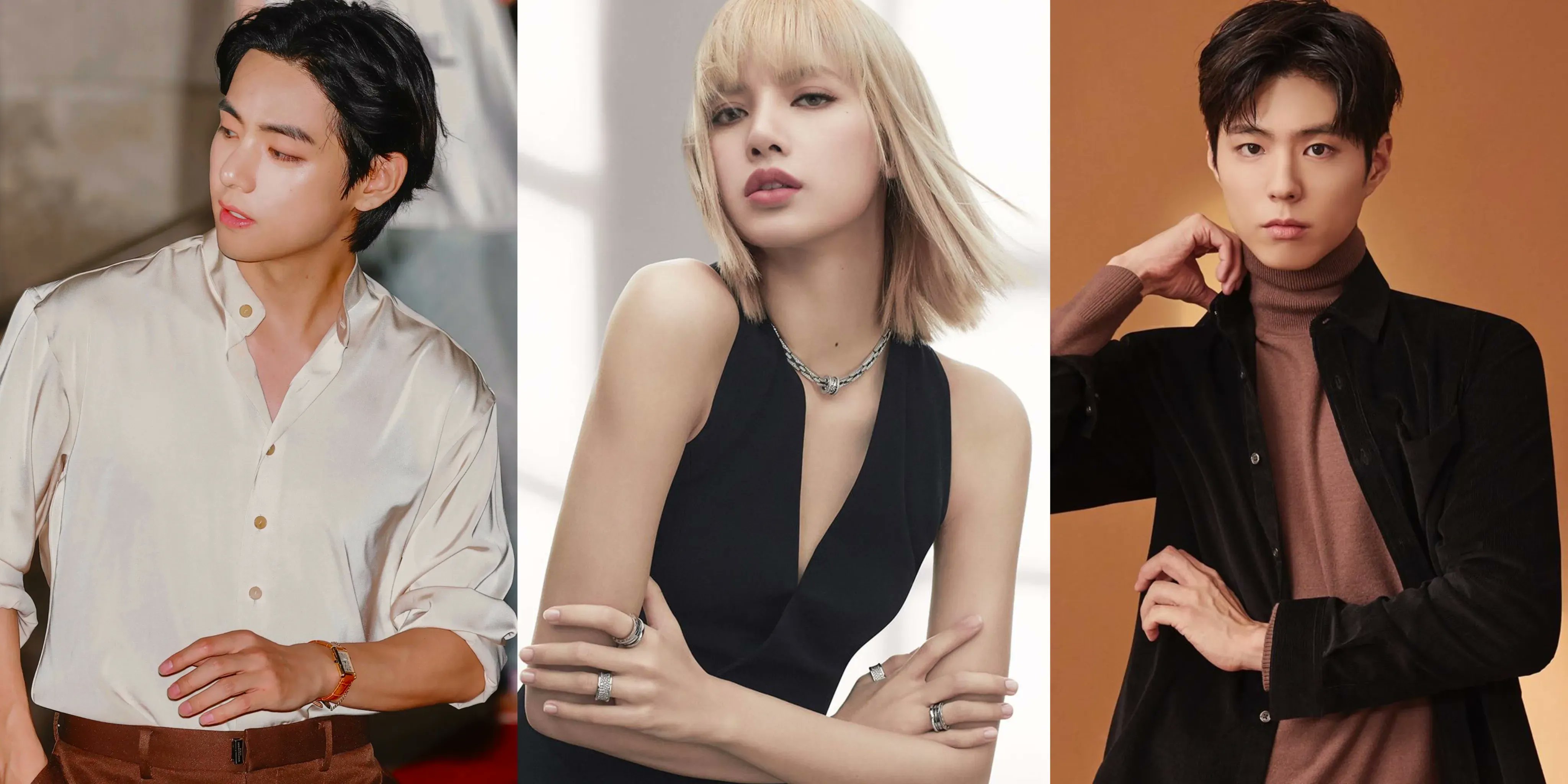 BTS's Kim Taehyung, Lisa of BLACKPINK and Park Bo-gum stun at an