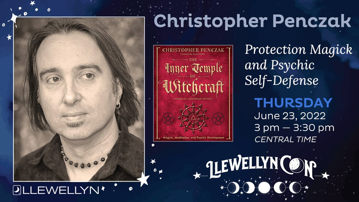 LlewellynBooks's tweet image. Join us in 30 minutes for our very last #LlewellynCon2022 presentation! @penczak will be discussing Protection Magick and Psychic Self-Defense .
crowdcast.io/e/llewellyncon…
#llewellynbooks #protectionmagick #psychicselfdefense #witchcraft