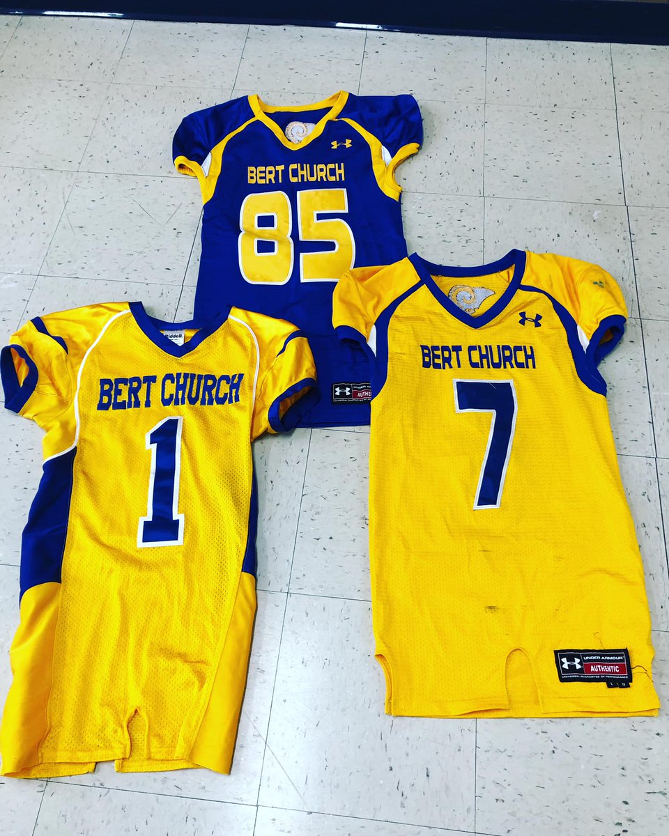 Chargers_fball's tweet photo. Former players looking to buy their old jerseys- $30. Both gold sets and the blues are available pending your number hasn't been bought. Don't miss out! https://t.co/ggzk4ku3ZG