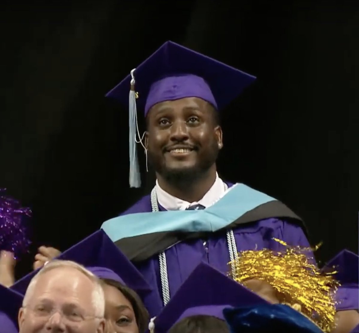 nyscfpresident's tweet photo. So proud of #HunterGrad Lawrence Mathieu who will use his MS in Applied Behavior Analysis—a fantastic new program @Hunter_College—to support people with autism. Congrats, Lawrence, we're counting on you to care for the future! @NEXTforAUTISM @lauraslatkin https://t.co/o6W1re4BaI https://t.co/Nf8M1YiAxz