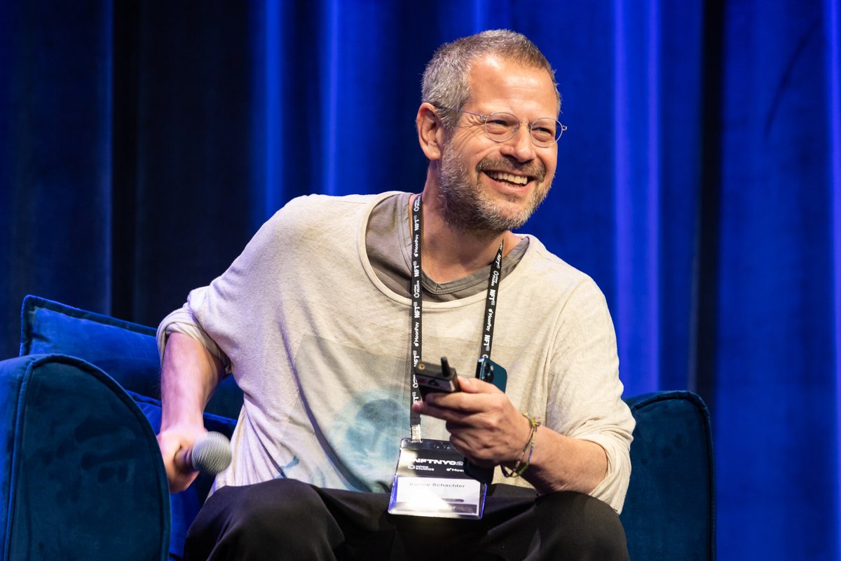 NFT_NYC's tweet image. Kenny Schachter (@kennyschac) speaks about “NFTism: The Last "ism" in Art” at @Coinbase Theater @MHMarquisNYC

#NFTNYC2022