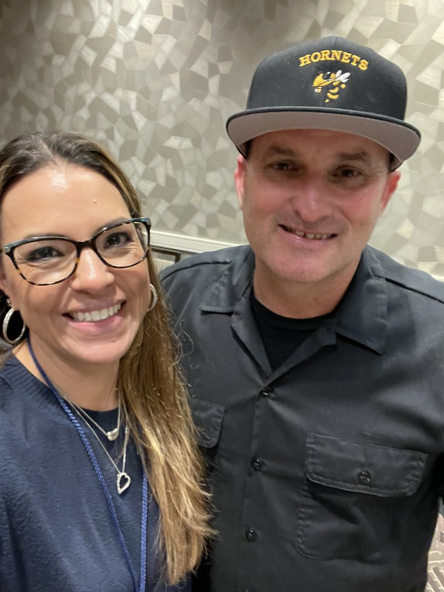 SarahVenegasEdD's tweet photo. It’s been a GREAT start at my first National STW Conference. Got to spend time hearing about @brewerhm’s journey as a middle school principal leading &amp; serving teachers, students, and their families. Learning more about how to help my #RaidersRiseUp!! #SchoolsToWatch #STW2022 https://t.co/Vd7XI7AFBj