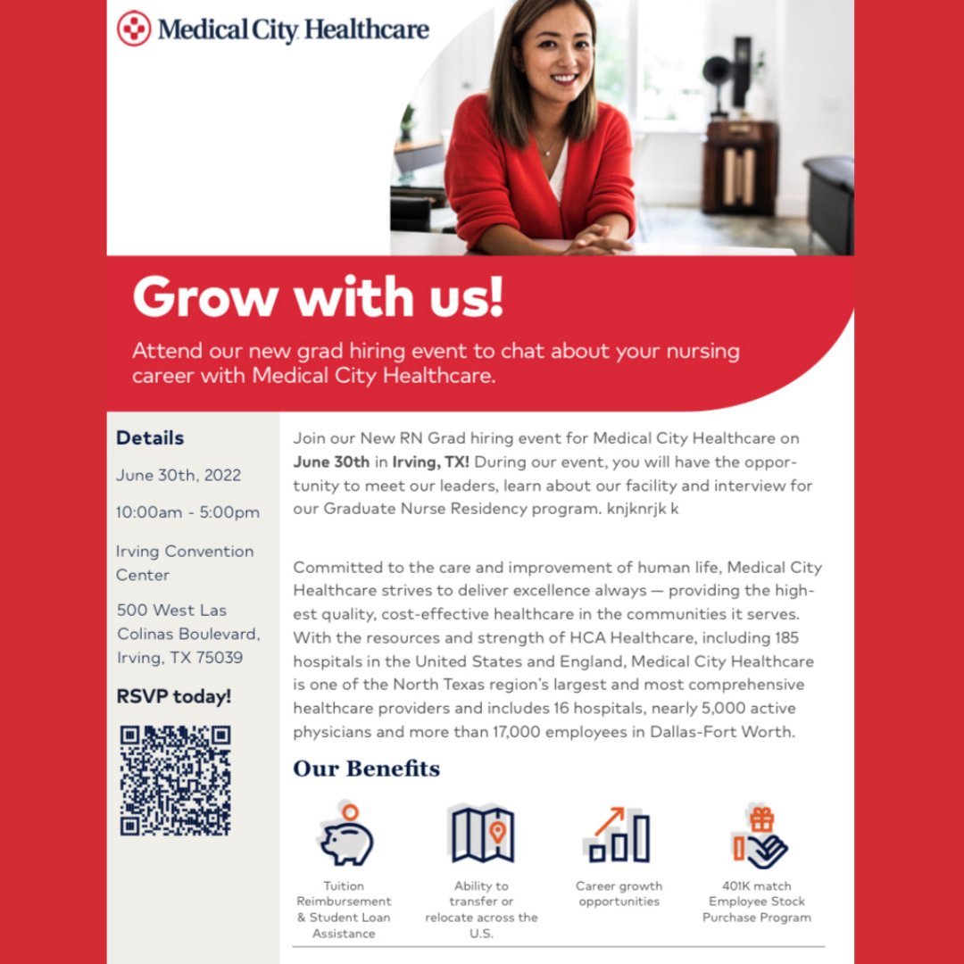 Don't miss this hiring opportunity in Irving, TX! #mcchighlanders #nurses