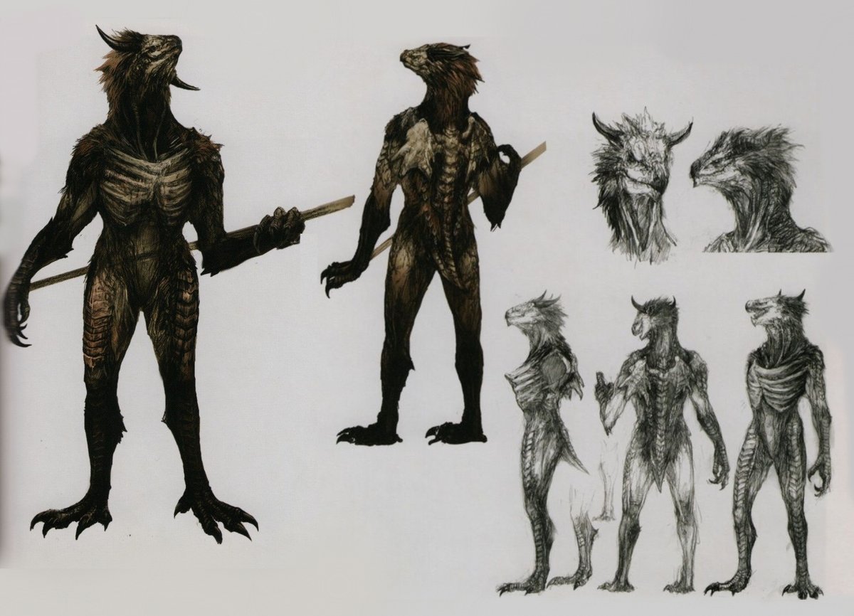 14. 4. Dark Souls 1, 2 & 3 Dragon Forms Official Concept Art. 