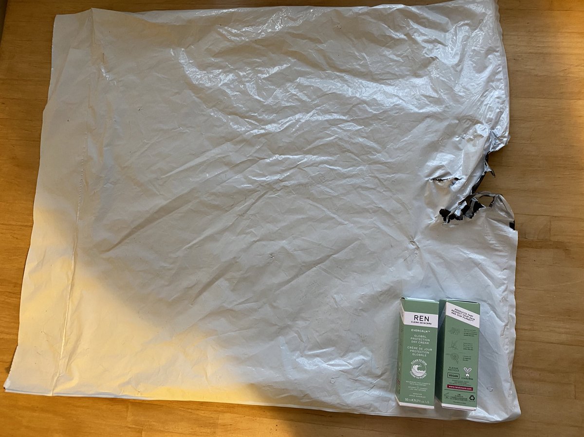 _catherineallin's tweet photo. How excessive is this packaging for 2 small bottles of face cream from @TKMaxx_UK !!Shocking that they believe this is acceptable. https://t.co/0vHtbwiDxy