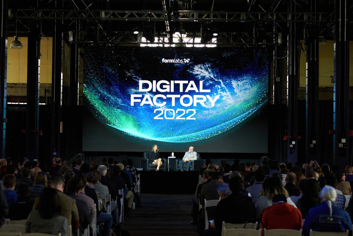 formlabs's tweet photo. Our video archive from #DigitalFactory22 is live! Watch our event on-demand at https://t.co/pCFzQ2Us8m https://t.co/uekS4t1ZAd