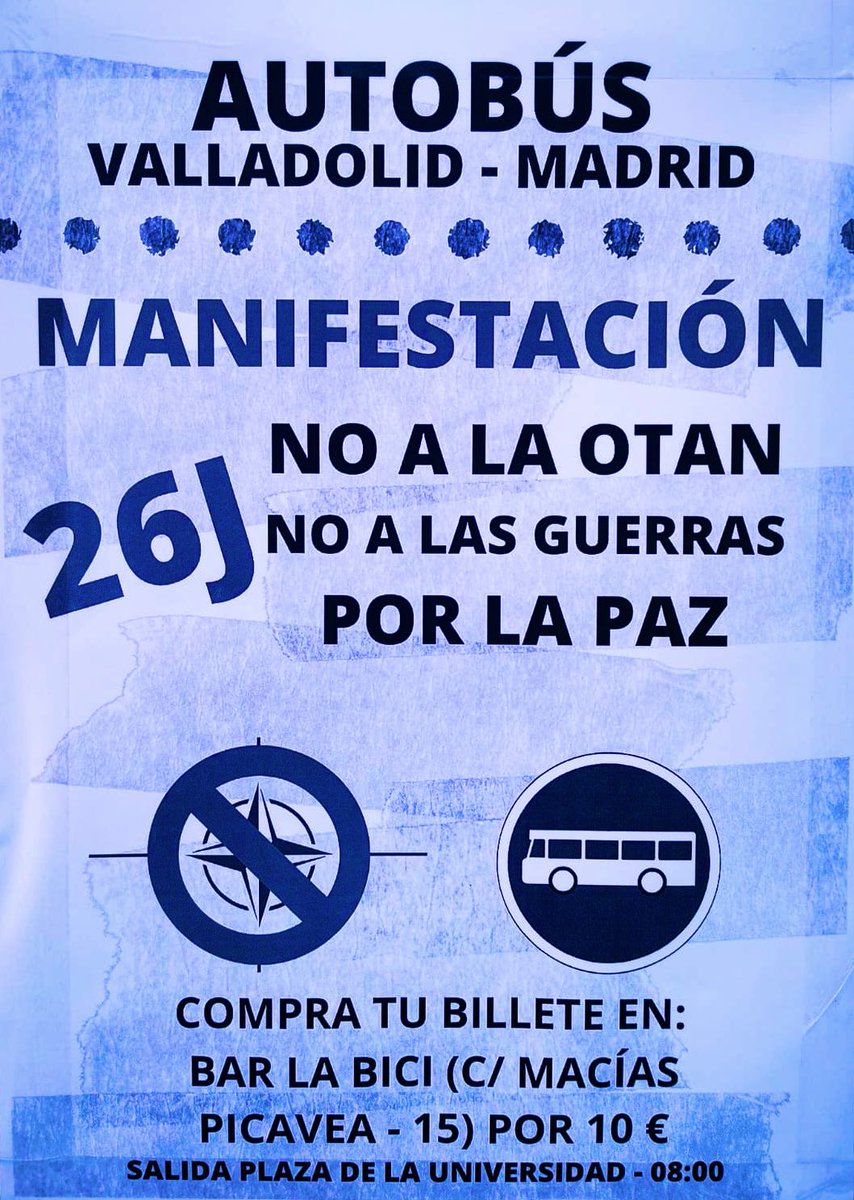 #OTANno26J Valladolid > Madrid.