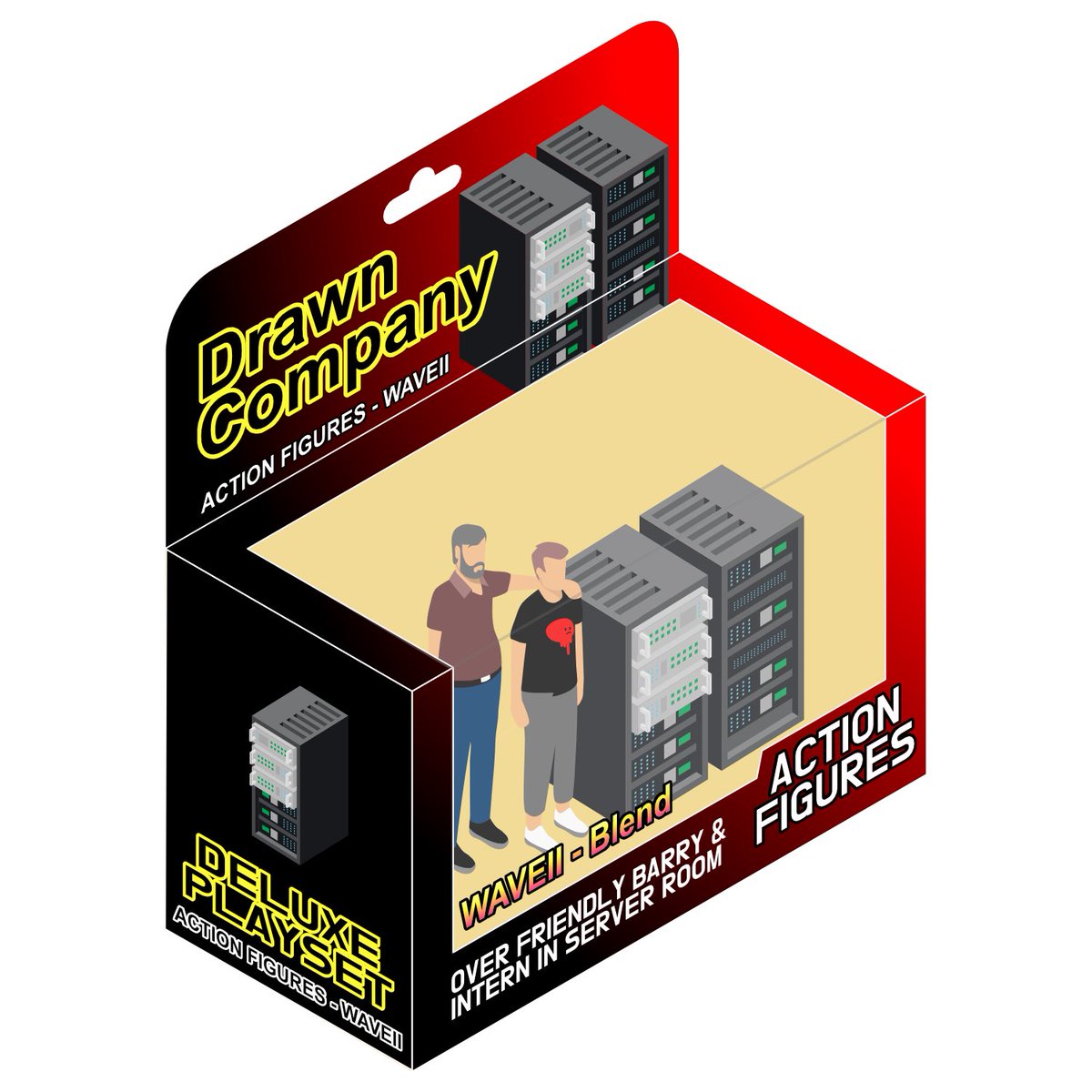 FunnyNFTGuy's tweet photo. The four #WaveII blends are all Deluxe Playsets - this is our personal favourite: Over Friendly Barry* (IT), Intern and server room! This blend requires 4 Wave 2 Commons and a blend box to craft
Our Discord Community helped name Barry - thanks @ecke_rein and @SoggyBumper https://t.co/uQLy9E3iYm