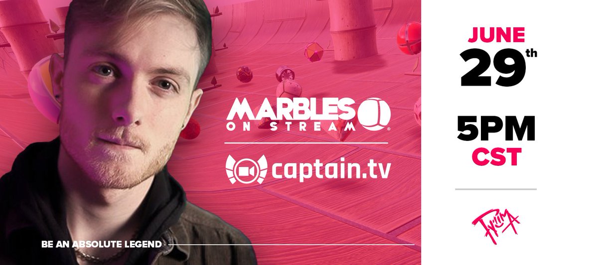 PyumaTv's tweet image. I am teaming up with @PixelbyPixelStu and @StreamCaptainTV for my first ever sponsored stream! Come play Marbles on Stream with us on June 29th at 5PM CST! They're big supporters for streamers, bringing to the table Creator Codes and $30k in Community Prize Packs. #AD