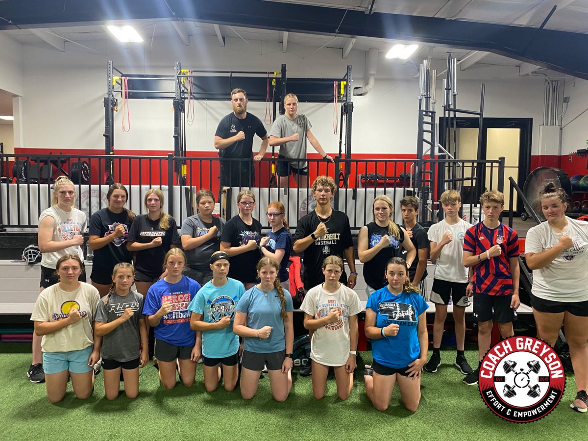 Coach_Greyson's tweet photo. Athletes are training hard and recovering smart! 🦾 https://t.co/W7r8W5aUni