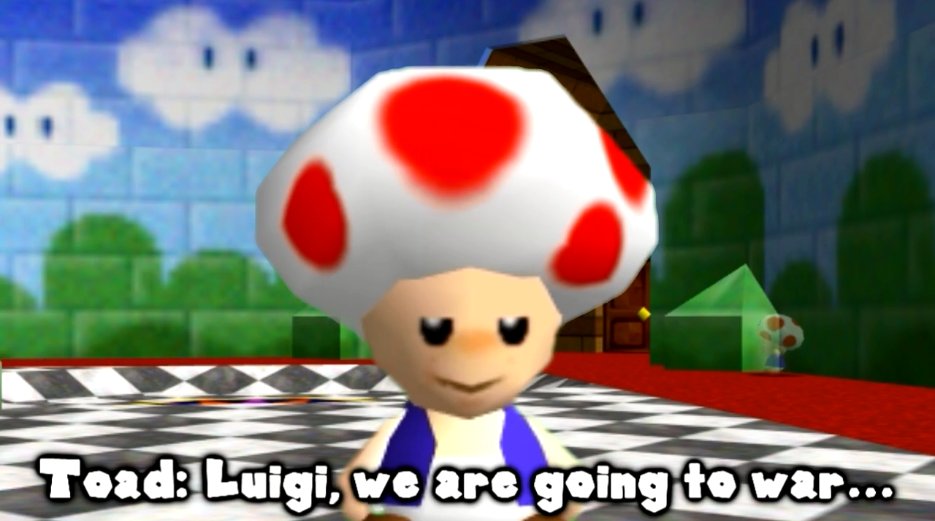 64MachinimaOOC's tweet photo. i think.... i think toad is missing a few screws https://t.co/3lZJ4y7YmX