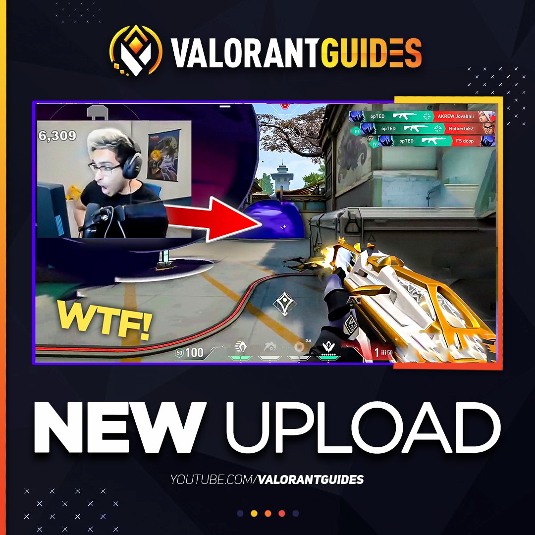 ValorantUG's tweet photo. N E W  U P L O A D‼️

Valorant MOST VIEWED Twitch Clips of The Week! #3

Watch Here ➡️ https://t.co/TQO8EUITw8

#Valorant #Riot #Twitch https://t.co/JLhcNQ5qah