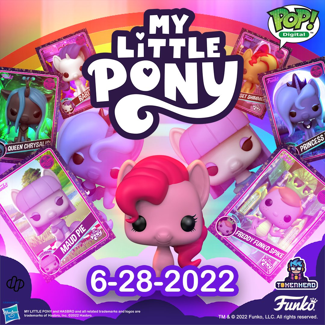 My Little Pony x Funko Series 1 Digital Pop!™ coming soon to Droppp! Head to digital.funko.com for more details! #Funko #FunkoDigitalPop @WAX_io @Dropppio @tokenheadio