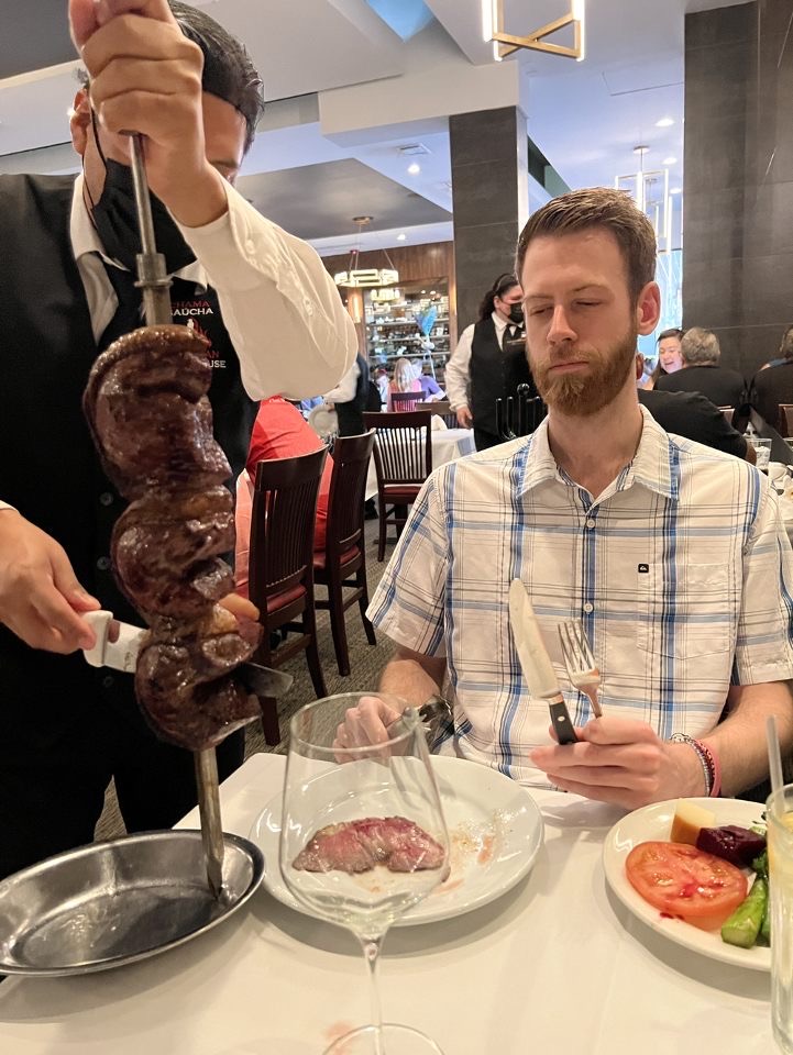 vaddo_inc's tweet photo. We enjoyed dinner at Chauma Gaucha Brazilian Steakhouse for Per's 30th birthday! Happy birthday Per; we hope you enjoyed it all! 🎉
Tweet with us! https://t.co/5XI23aPsi1 #VaddoIncTeam #VaddoIncCulture https://t.co/UzmMSuDqId