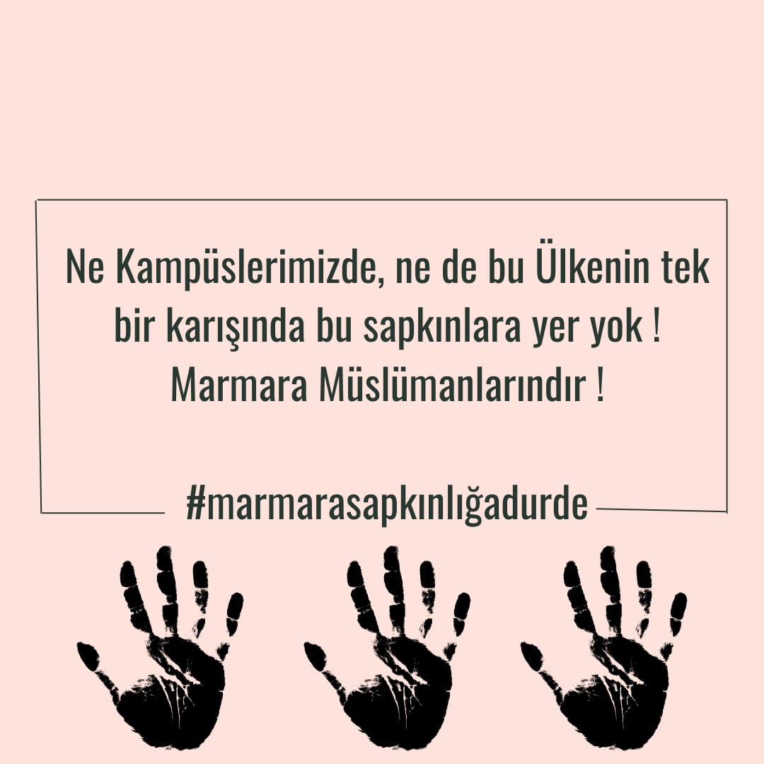 Amacı insanoğlunu tarihten silmek, Her türlü ahlaksızlığı meşru hale getirmek olan,hayvanların bile kabul etmediği, lgbt denilen mide bulandırıcı "lağım pisliğinin" her zaman karşısında olacağız. Sempati duyana saygı da duymayacağız.
#marmarasapkınlığadurde