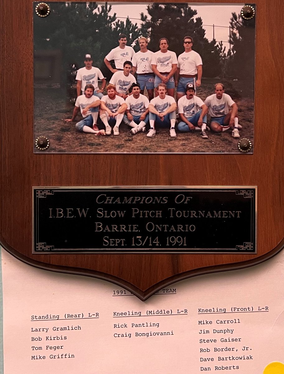 IBEWLocal41's tweet photo. Over our 125 years we have tried multiple ways to get together outside of work to strengthen the bonds of our Brotherhood, sports was one of the avenues. Here a some photos of our baseball and softball teams from over the years. 👀👀 #IBEW #unionelectricians #unionsparky #union https://t.co/OQpdNc9ue6