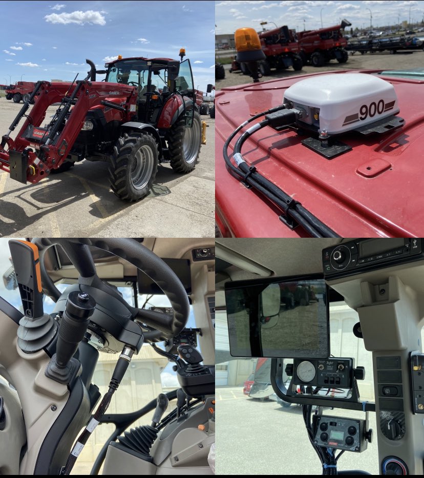 Installed EZ-Pilot, Nav 900, and XCN Display in this Farmall 120U! The customer is running RTK corrections as well. Looking good and most importantly a HAPPY CUSTOMER #precisionag #farmtech