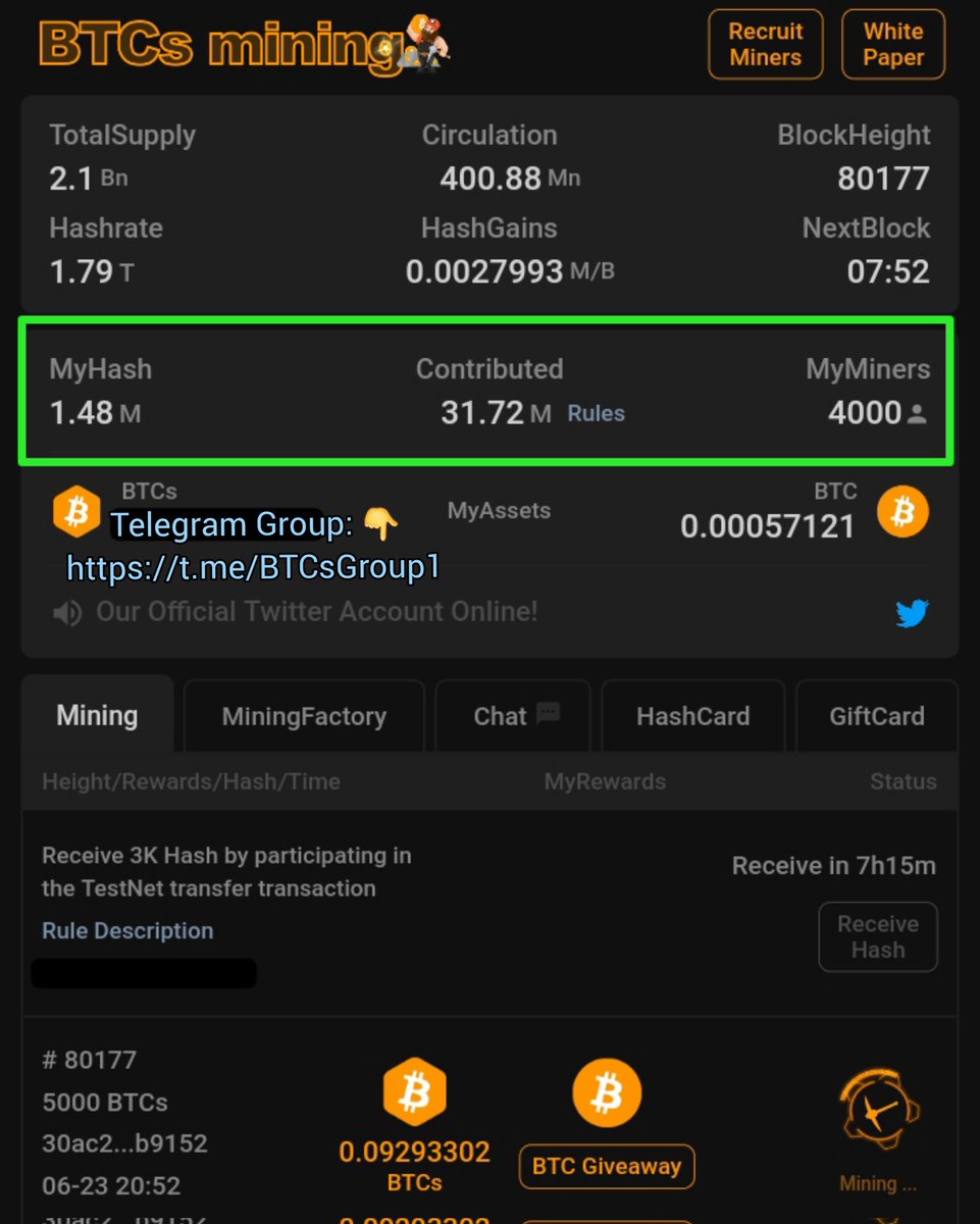 A recent review of a #BTCs miner 🌍 “I started mining Satoshi #BTCs since  September 2021. Thus far this project has given me over $300 worth of  Bitcoin (BTC) through the BTC