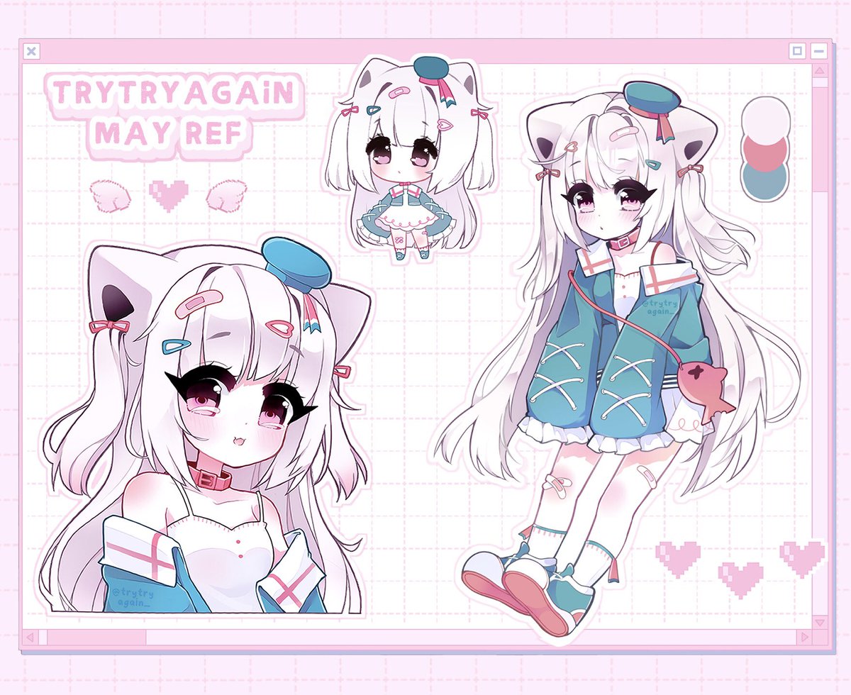 trytryagain_'s tweet photo. Hello everyone! 🌸 I’m May & this is my main OC! I love drawing cute anime girls and making stickers! ⁽⁽ଘ( ˊᵕˋ )ଓ⁾⁾ 💖 Fanart tag on insta: #trytry100k
🎀 Art ✧
https://t.co/QIPpgJboFJ
🎀 Shop ✧
https://t.co/vO0V6c4Aeq
🎀 Sticker Club / Comms ✧
https://t.co/NBezOlzFWb https://t.co/qoQAGNzuEV