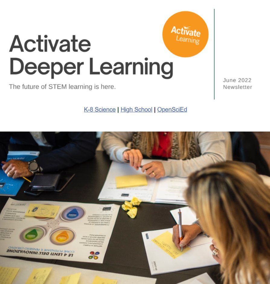 We launched our newsletter today. 🚀 Subscribe to get big ideas, inspiring stories, and innovative strategies in STEM learning to help you engage students and prepare them for the future! 👉 eepurl.com/hZDxUr #NGSS #scichat