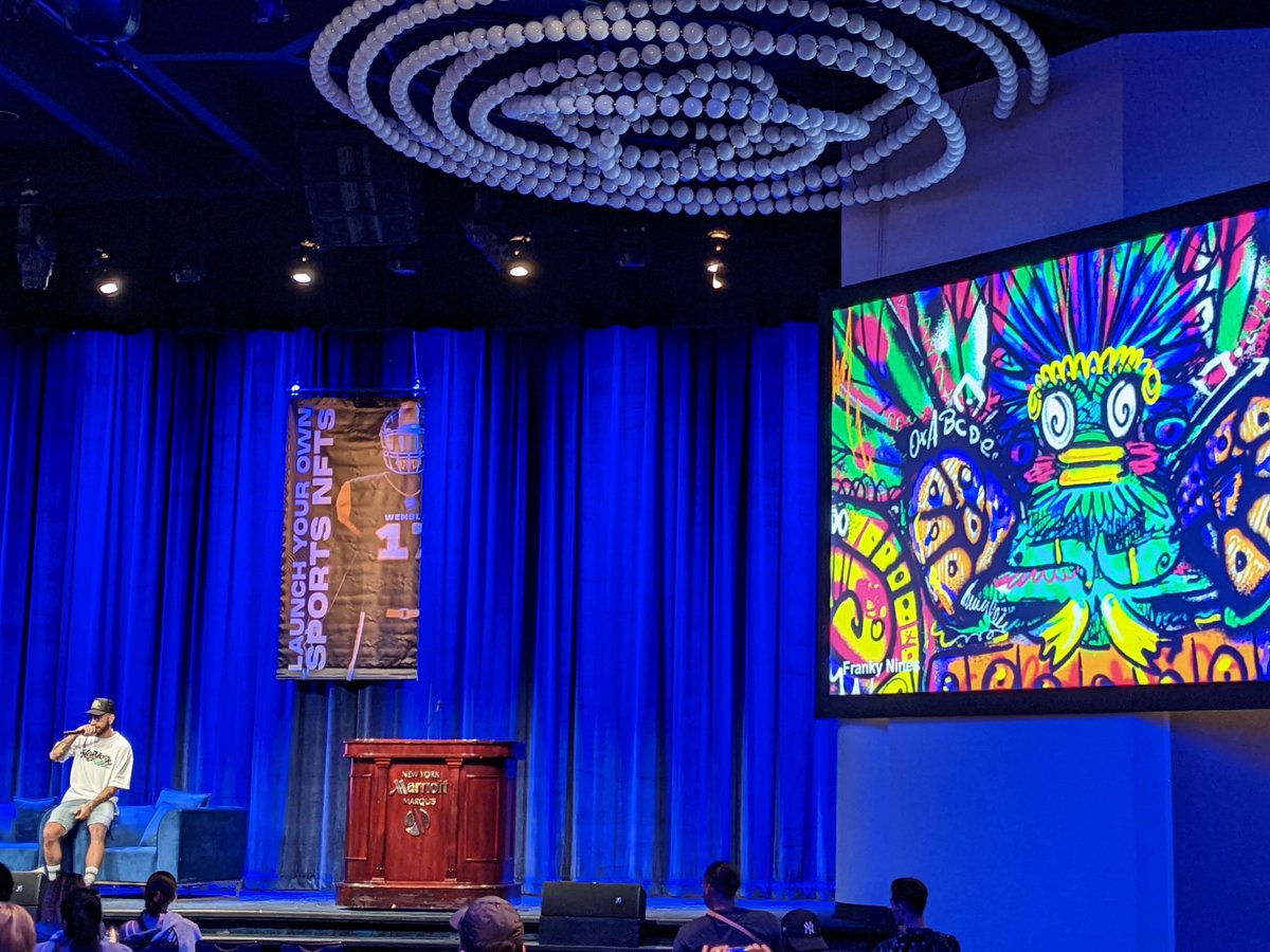 waynester5's tweet photo. Many great talks, #nft visionaries, thanks #NFTNYC

@marylai_co @IgnisArtHaus @frankynines @RealSupDucks @BaronDavis @XanderESims @CryptoFlossing @NaiboVisuals @NatalieTrevonne @PunkAngelsNFT @WingDude https://t.co/aIKUOH6icp