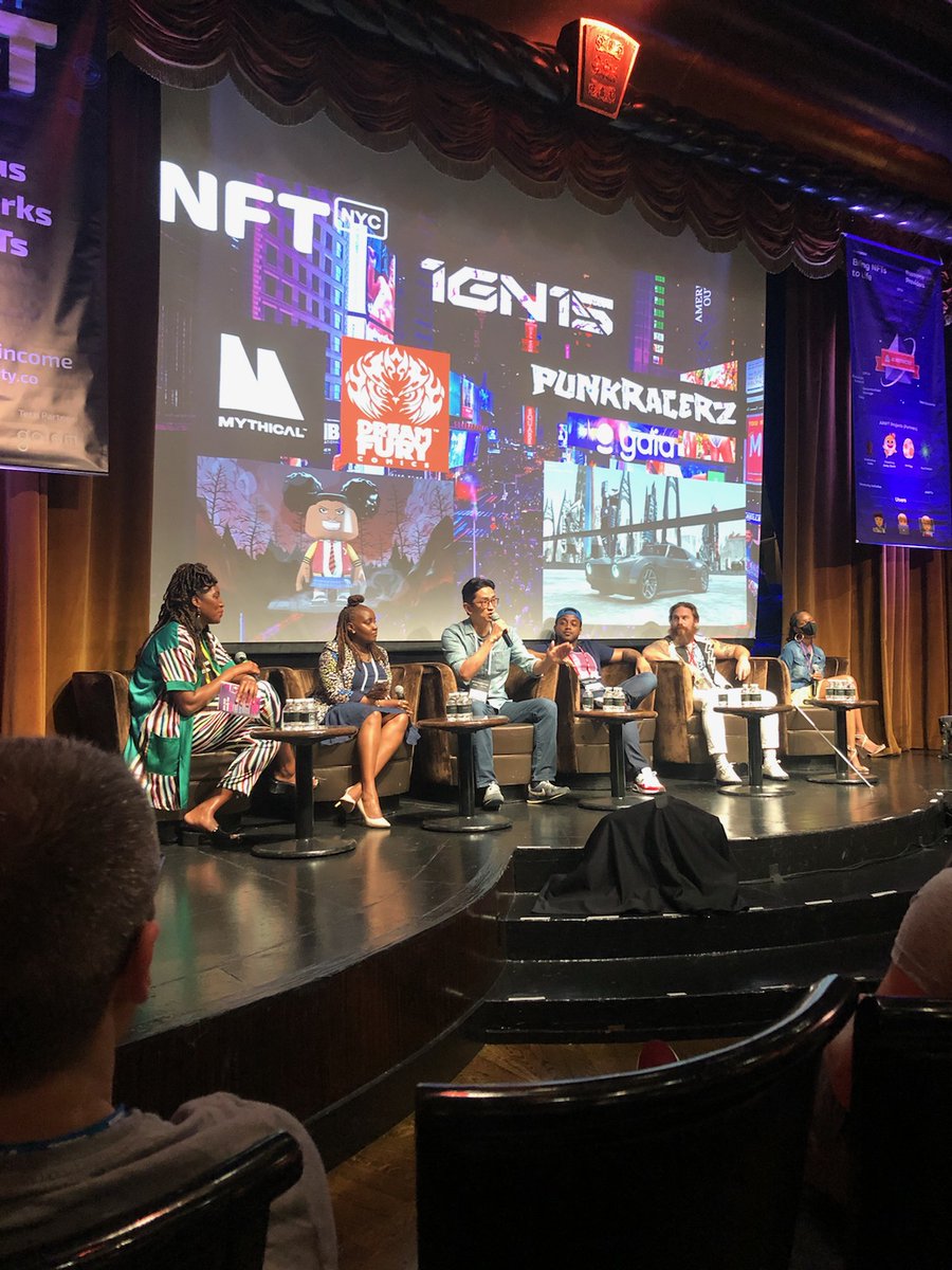 waynester5's tweet photo. Many great talks, #nft visionaries, thanks #NFTNYC

@marylai_co @IgnisArtHaus @frankynines @RealSupDucks @BaronDavis @XanderESims @CryptoFlossing @NaiboVisuals @NatalieTrevonne @PunkAngelsNFT @WingDude https://t.co/aIKUOH6icp