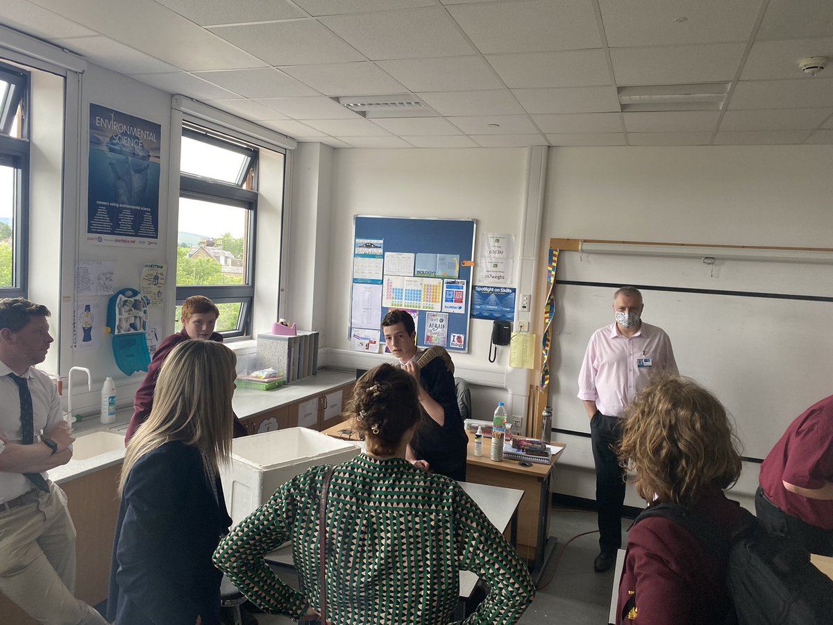 StrathavenBio's tweet image. One of our fantastic biologists, Toby, shared his expert knowledge and brought in a small sample of some of the exotic animals he keeps 🐍 🦎 🦋