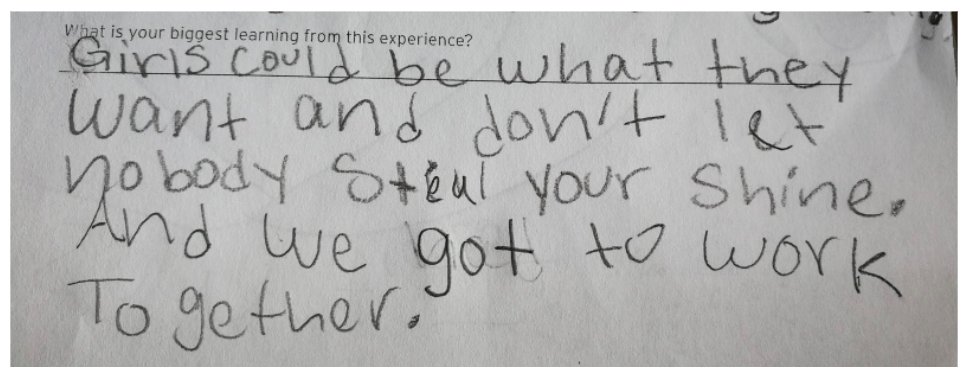 Just going to drop the last slide of this talk here.