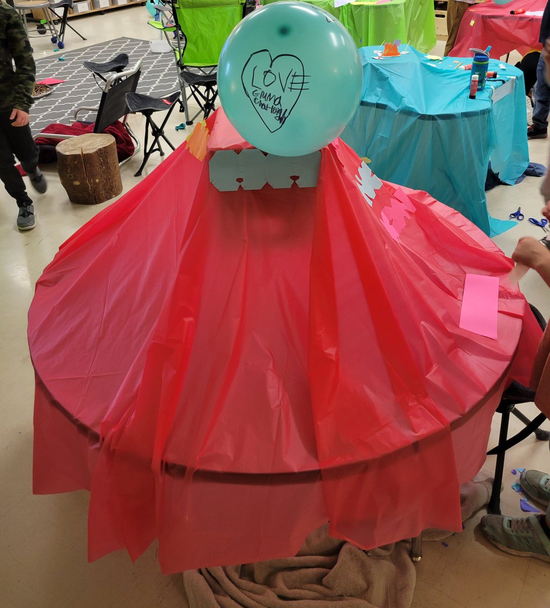 FunFirst1's tweet image. Ask your child about the tent they designed!