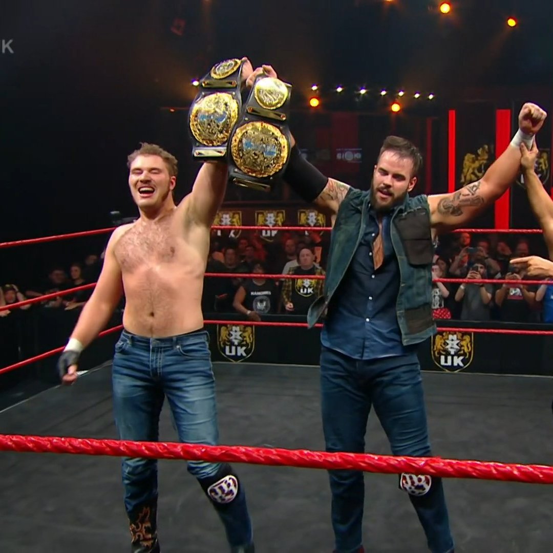 Like father like son! #TagChamps
#NXTUK #WWENXT @NXTUK @WWENXT @BrooksJensenWWE