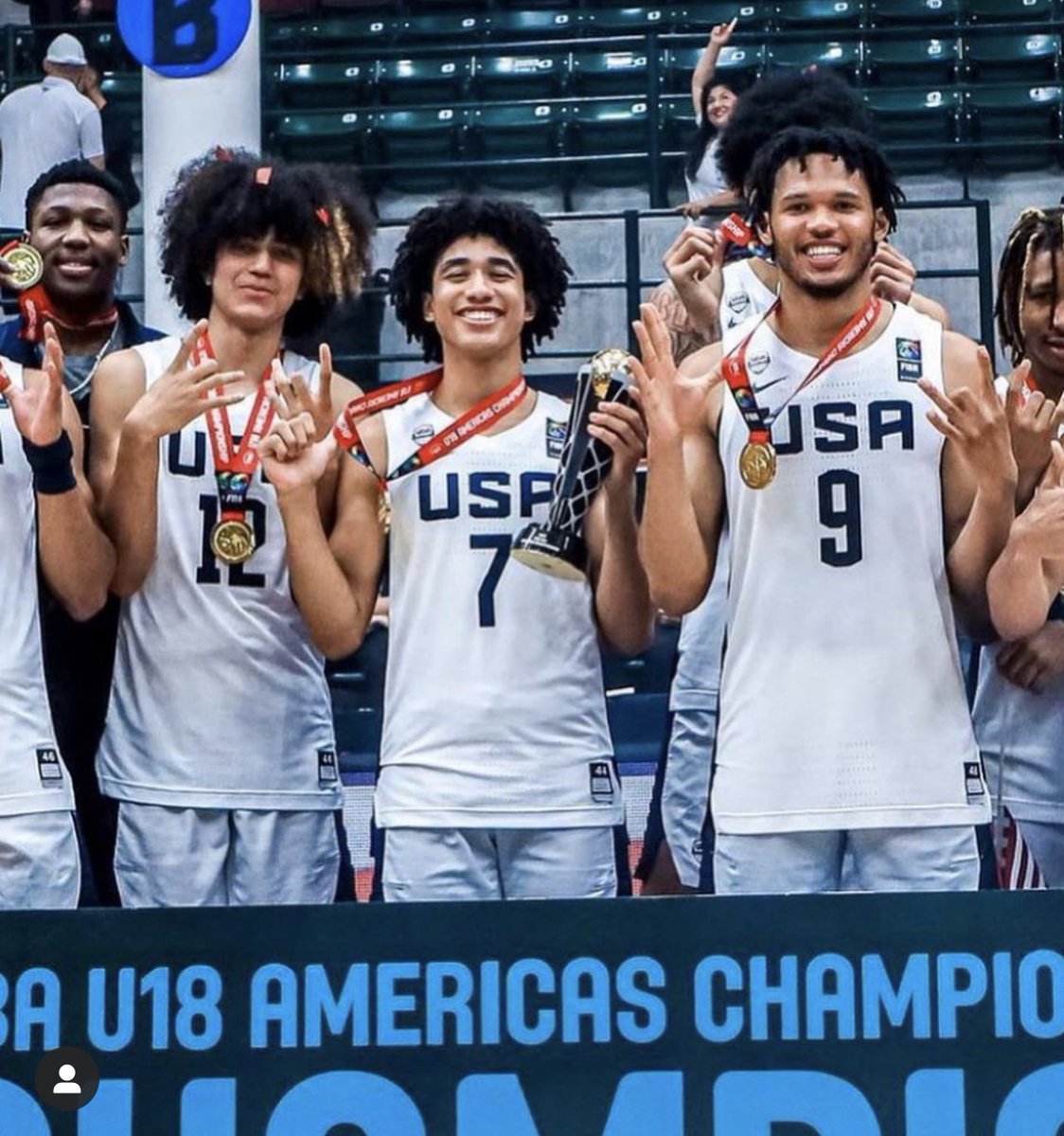 🏅GOLD MEDAL ALERT🏅 Congratulations to our @J_mccain_24 on winning GOLD on the @usabasketball team 🏀 #Cen10 #USA #goldmedal