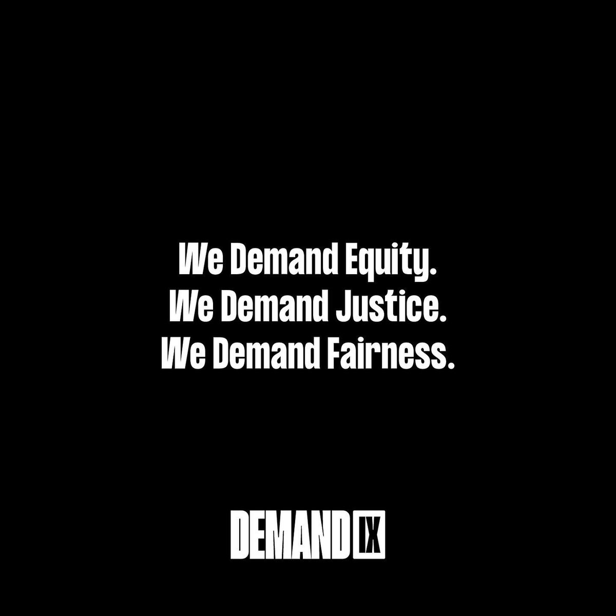 GothamFC's tweet photo. 50 years of Title IX have brought us this far, but we still have so much further to go.
Join us in the pledge to fight for equity and justice by advocating for strong Title IX enforcement. Go to https://t.co/o9JyTZz9J3 to learn more.
#DemandNine #EquityForEveryone #TitleIX https://t.co/lZRZbZUw5E