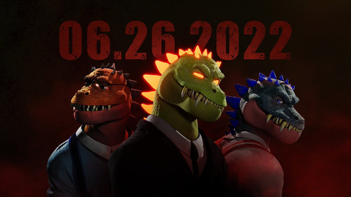 Mint date: 26th June.
Let the game begin 🦖🩸