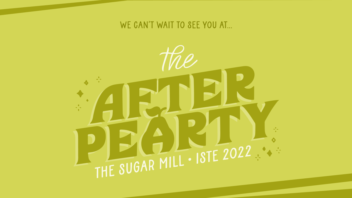 Edulastic β‘οΈ Pear Assessment (@edulastic) on Twitter photo We're so excited to be attending the #AfterPearty hosted by our <a href="/PearDeck/">Pear Deck Learning</a> friends! π₯³
If you haven't already, claim your ticket to this exciting #ISTELive event β you won't want to miss this big announcement! π
peardeck.com/iste-2022-afteβ¦ We're so excited to be attending the #AfterPearty hosted by our <a href="/PearDeck/">Pear Deck Learning</a> friends! π₯³
If you haven't already, claim your ticket to this exciting #ISTELive event β you won't want to miss this big announcement! π
peardeck.com/iste-2022-afteβ¦