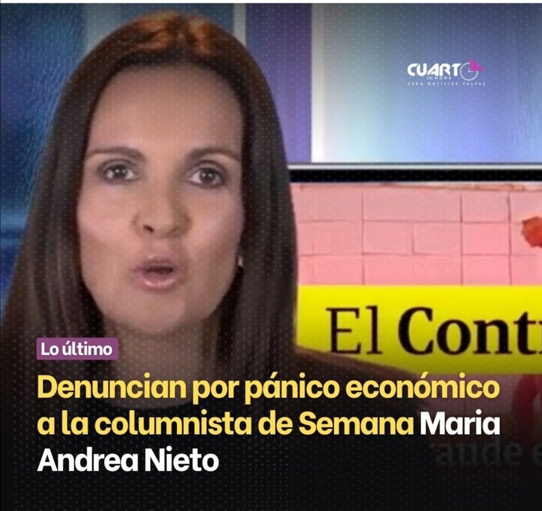 Para que dejen de mentir, engañar y hacer  daño desde su <a href="/RevistaSemana/">Revista Semana</a> seño <a href="/MAndreaNieto/">MARIA ANDREA NIETO</a>