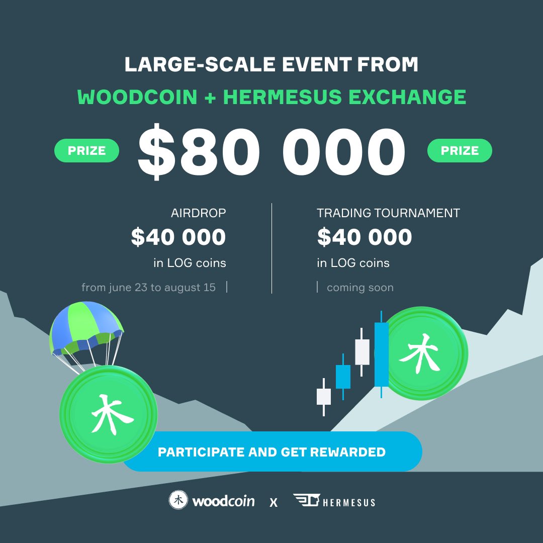 Woodcoin Official (@woodcoinworld) on Twitter photo $80.000 in LOG coins from Hermesus Exchange 🎉🎉
Learn more👇🏻
<a href="/Hermesus_us/">Hermesus Exchange</a>
link.medium.com/ryb7cTUq6qb $80.000 in LOG coins from Hermesus Exchange 🎉🎉
Learn more👇🏻
<a href="/Hermesus_us/">Hermesus Exchange</a>
link.medium.com/ryb7cTUq6qb