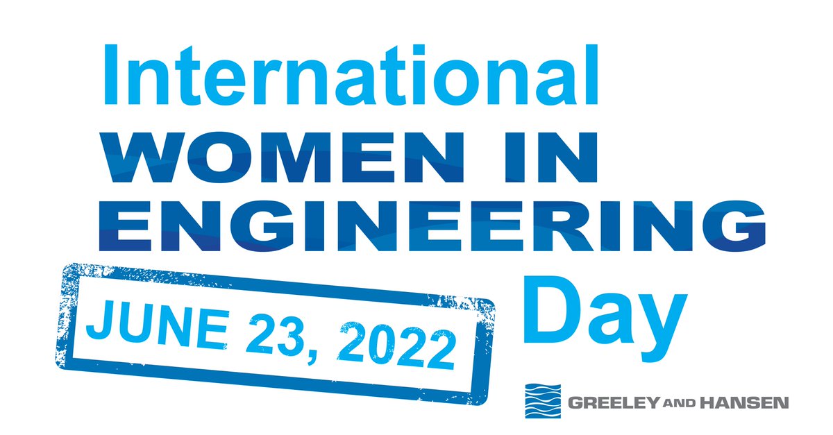 Happy International Women In Engineering Day to all the talented women engineers <a href="/Greeley_Hansen/">Greeley and Hansen | A TYLin Company</a>. We thank you for your continued hard work and commitment to creating a better and more sustainable environment for people worldwide. #IWED #Engineers #Purpose