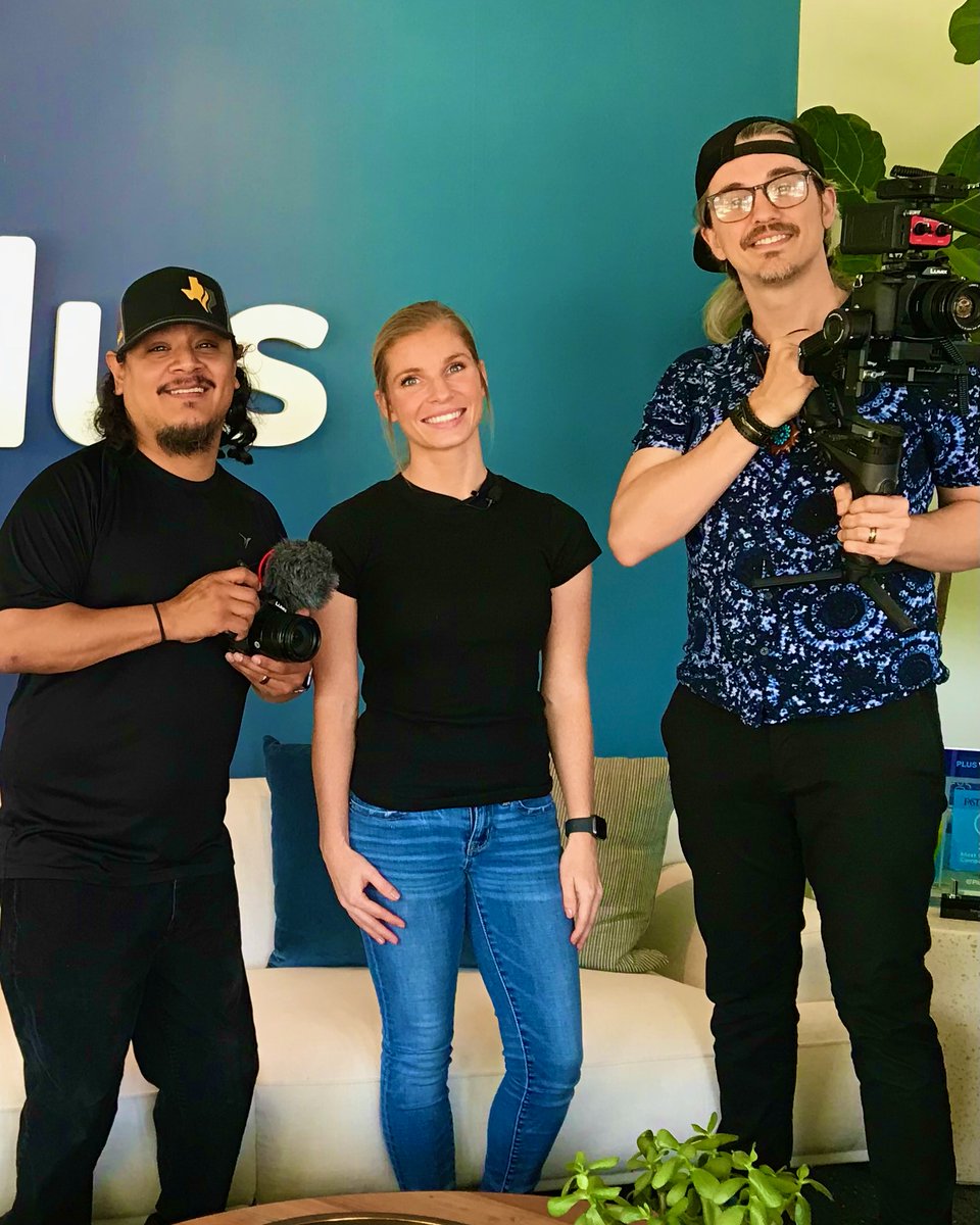 happinessBTM's tweet photo. My new film crew and I went to visit a tech company on a mission to check out their new innovative product, which is now on the market! We are so incredibly proud of this video! 

DON'T MISS IT!

Check it out going live at 4:00PM EDT TOMORROW! https://t.co/EuSbencr2y