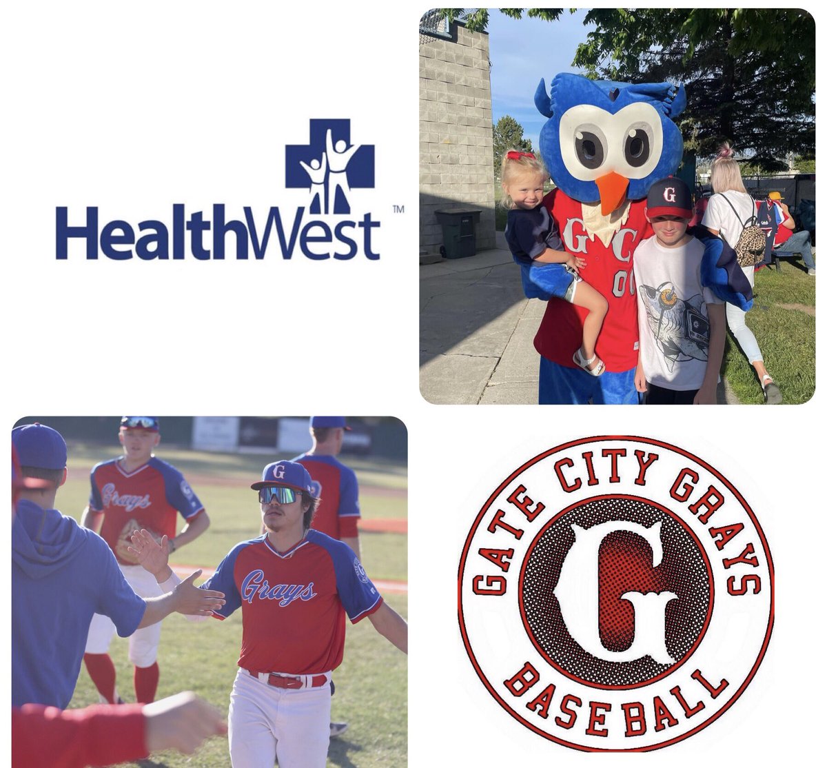 Grays v Peaches, Friday, June 24 @ 7:30 pm. 

Sponsored by Health West.