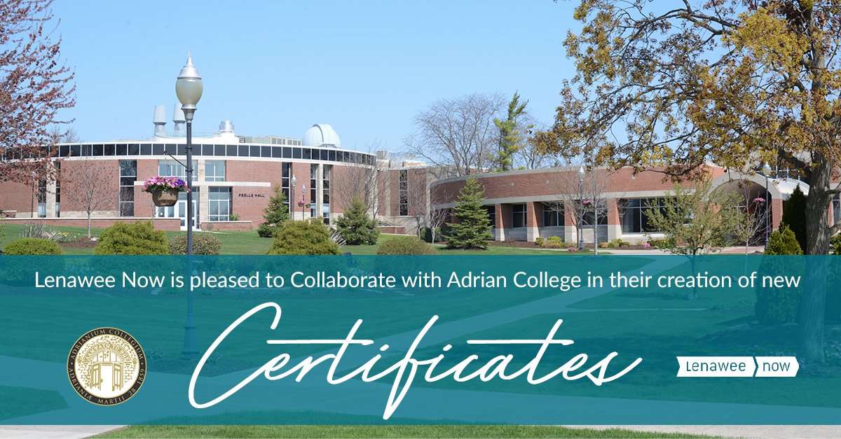 LenaweeNow (@lenaweenow) on Twitter photo Align Lenawee and local educators worked with employers to identify critical areas for certifications to ensure they meet the workforce needs. <a href="/AdrianCollege/">Adrian College</a> used that information and is now offering certificate programs for in-demand skills.
Learn more: bit.ly/3Ol83oe Align Lenawee and local educators worked with employers to identify critical areas for certifications to ensure they meet the workforce needs. <a href="/AdrianCollege/">Adrian College</a> used that information and is now offering certificate programs for in-demand skills.
Learn more: bit.ly/3Ol83oe