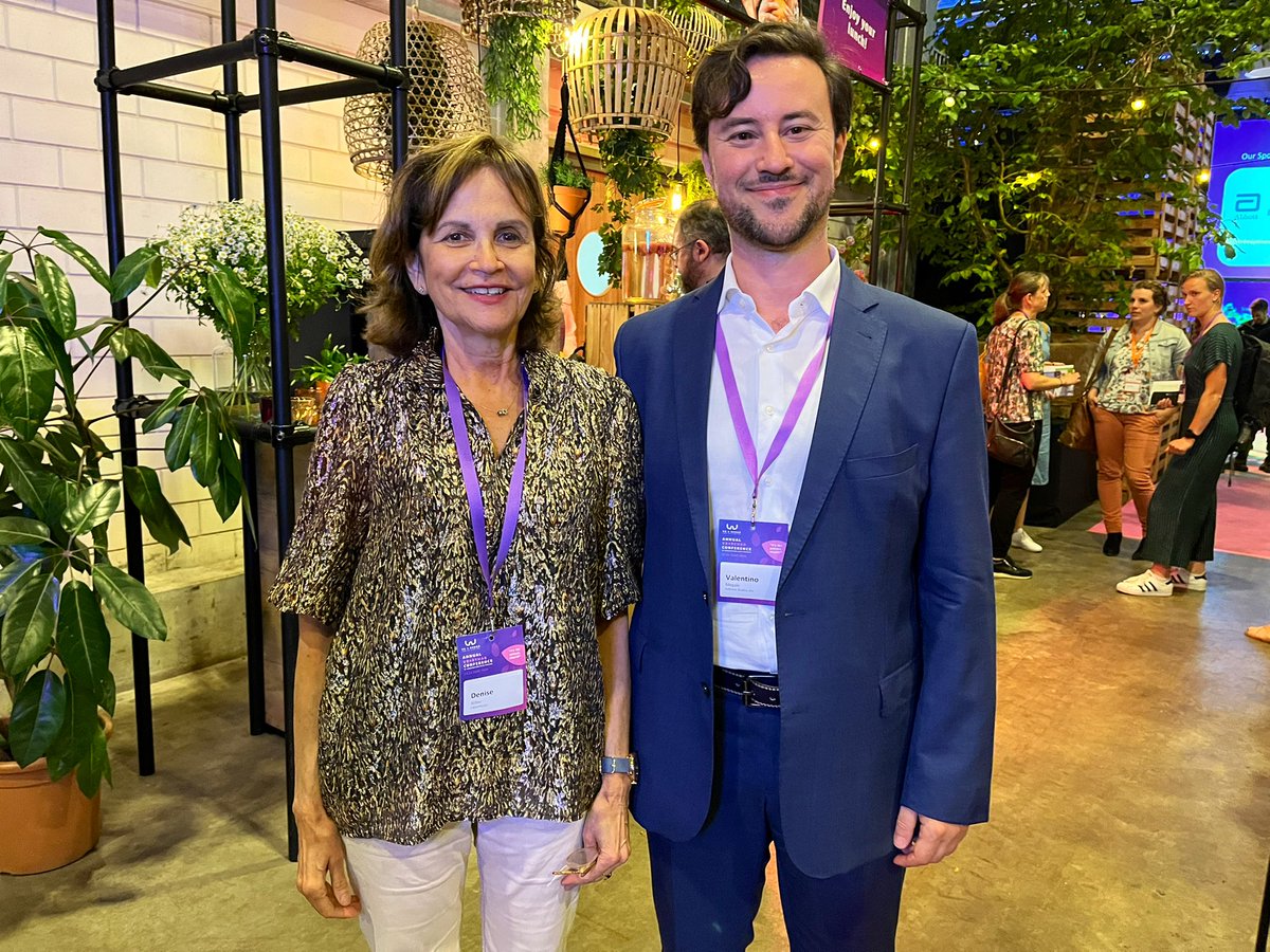 vrforhealth's tweet photo. #VR4Pain in the #Netherlands was the opportunity for Valentino Megale @RealityNomad and Denise Silber to meet. Read the interview he gave @vrforhealth about @XRSafetyMedical https://t.co/0EVRyijb8n #vr #VirtualReality #xr https://t.co/ATOY5ehxP2