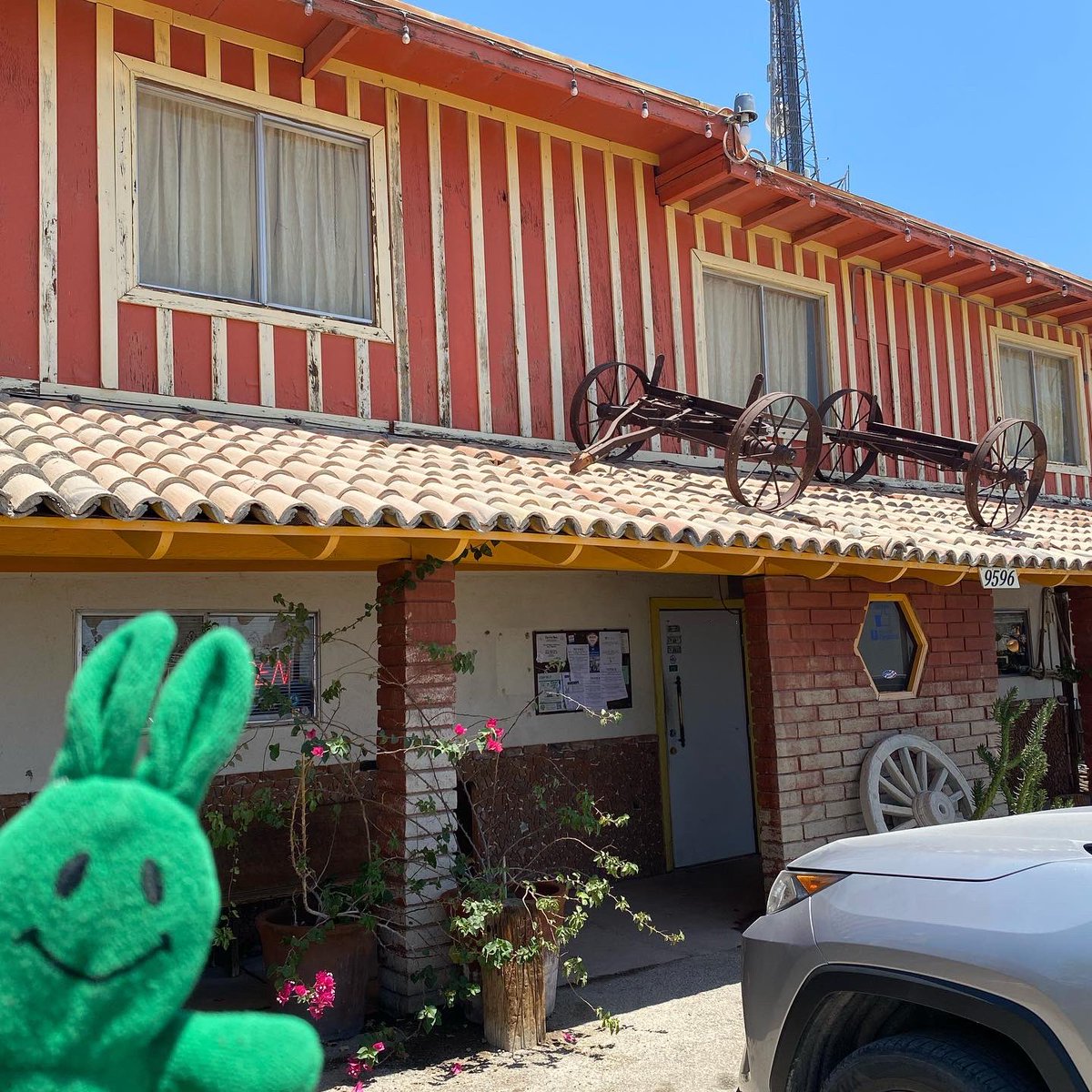 greenietravels's tweet photo. Best bar in Bombay Beach!
.
.
.
#skiinn #skiinnbombaybeach #bombaybeach #cheeseburger #coleslaw #805beer #beer #divebar #palmspringseats #greeniedoespalmsprings https://t.co/uRKdpgu2Nt